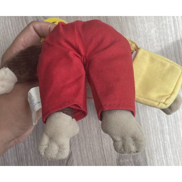 New Vintage Curious George Plush Morning Star Newspaper Bag Toy Network - Picture 10 of 10